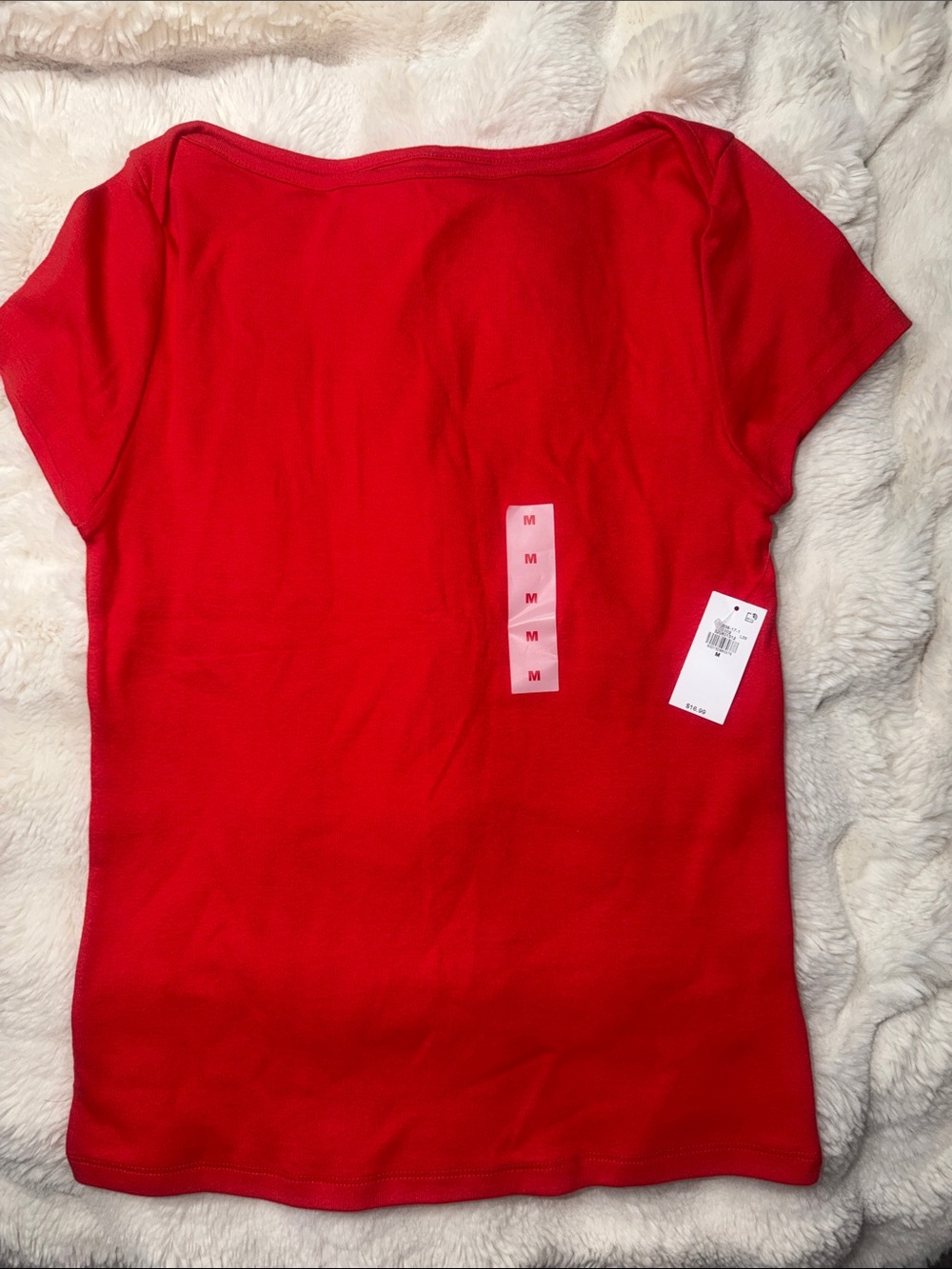 Old Navy Bright Red Short Sleeve Tee